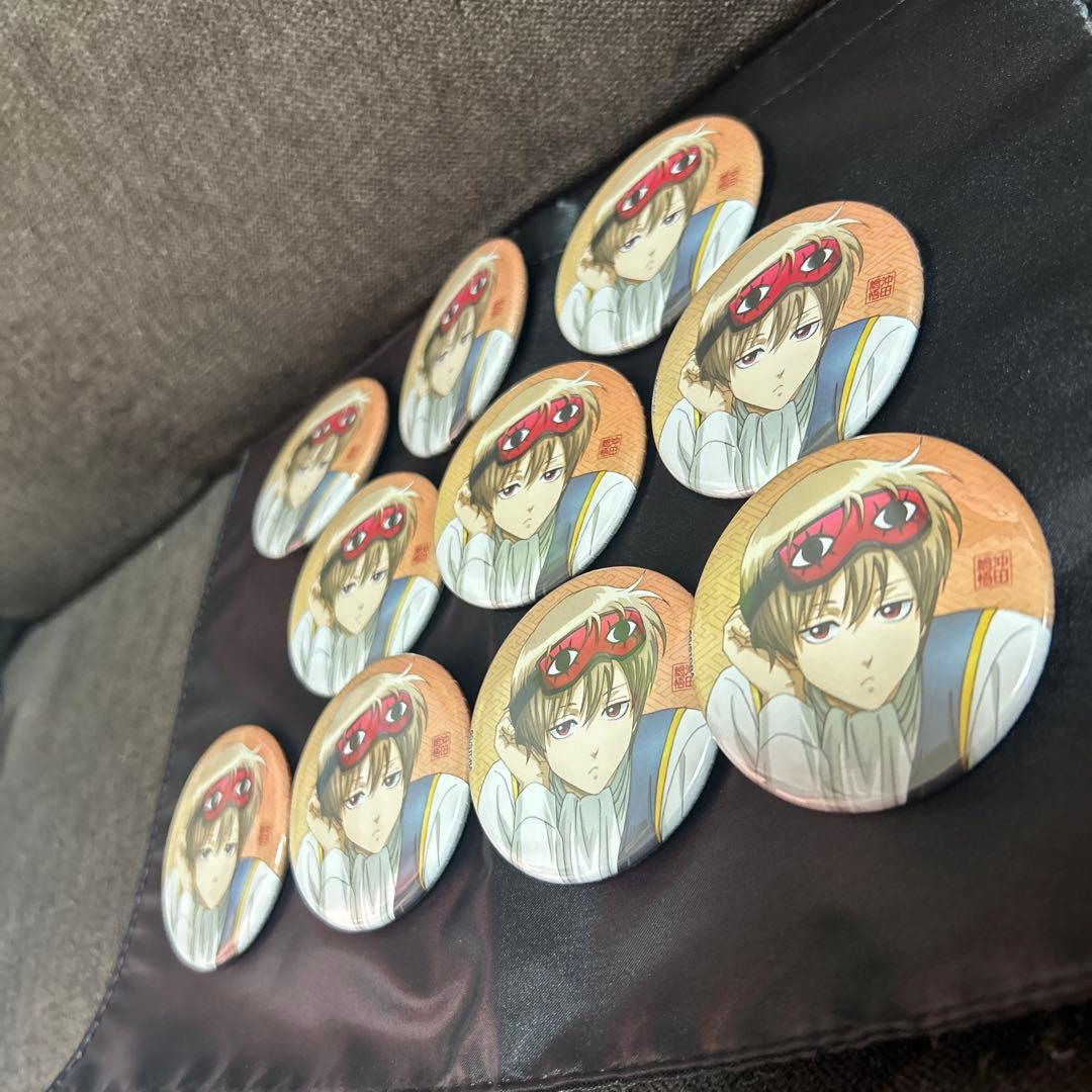 銀魂 沖田総悟 一休み 缶バッジ - メルカリ