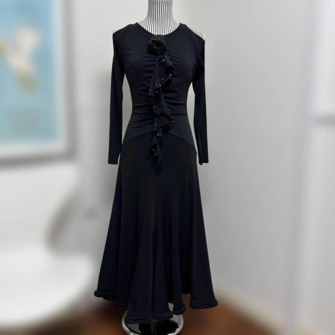 チャコット　社交ダンス　ブラックドレス　M 社交ダンス新作 | チャコットオンライショップ楽天市場店