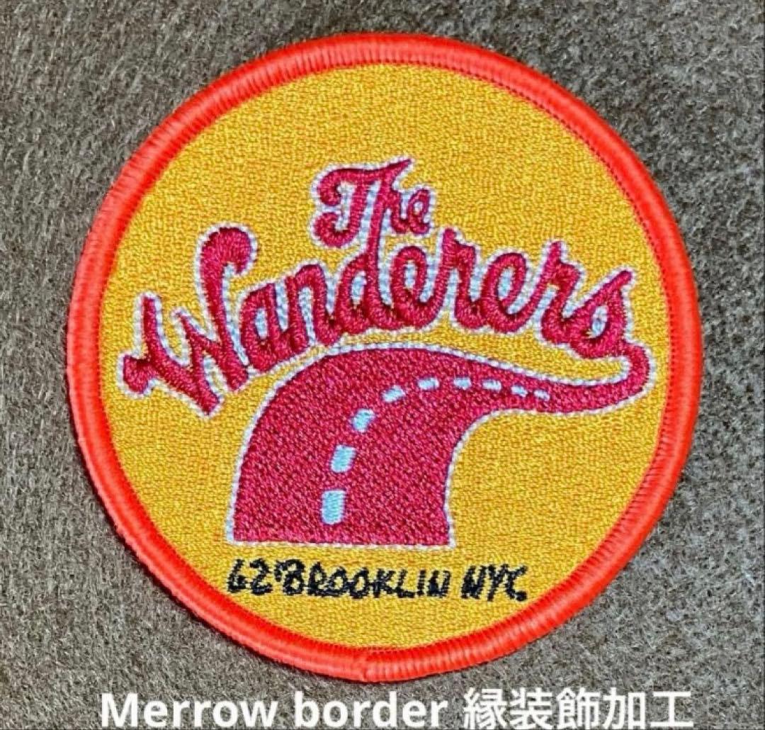 米国 62' BRKLN NY ワンダラーズ 刺繍ワッペン アメカジ アイロンB