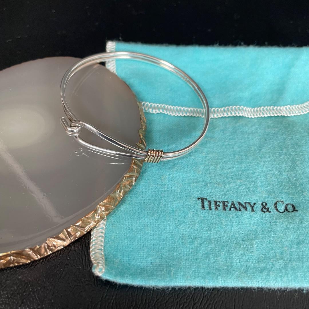 美品・希少✨Tiffany ヴィンテージ 925×14K バングルユニセックス 美品・希少✨Tiffany ヴィンテージ 925×14K バングルユニセックス