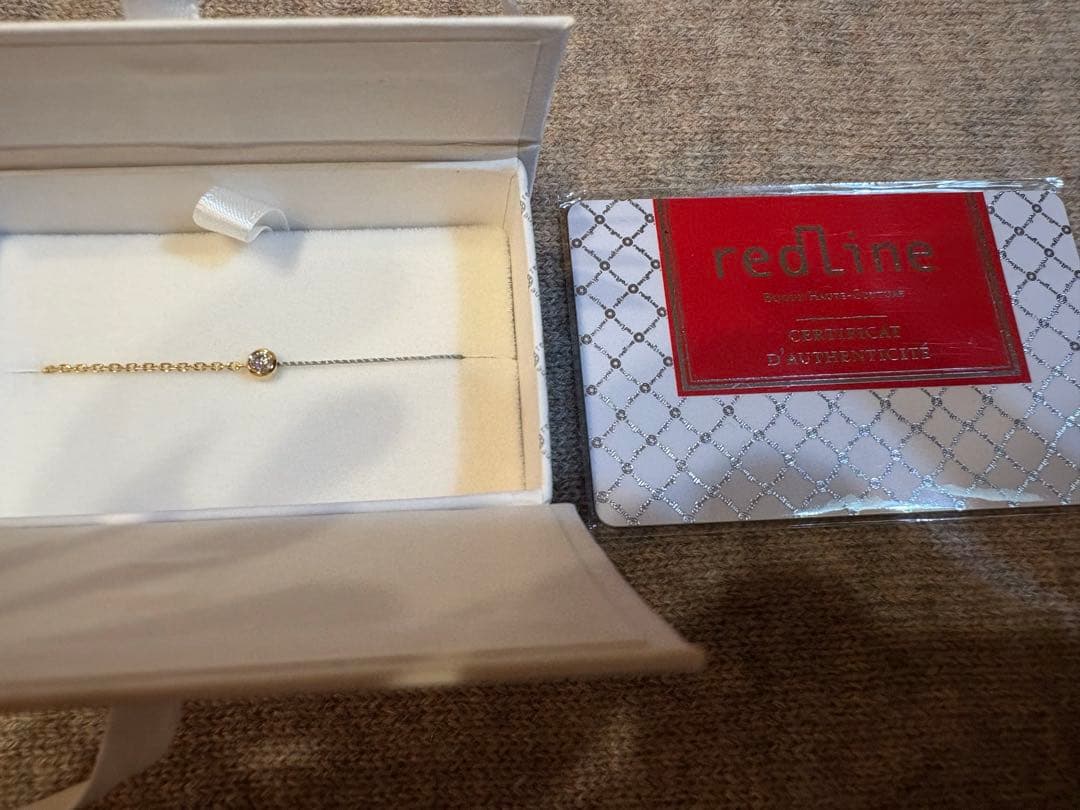 レッドライン/ledline ダイヤブレスレット 関税込】redline◇選べる86色！18Kダイヤモンドブレスレット