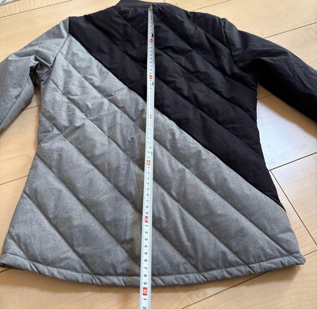 デサント DESCENTE レディースジャケット 黒と灰色 バイカラー サイズM