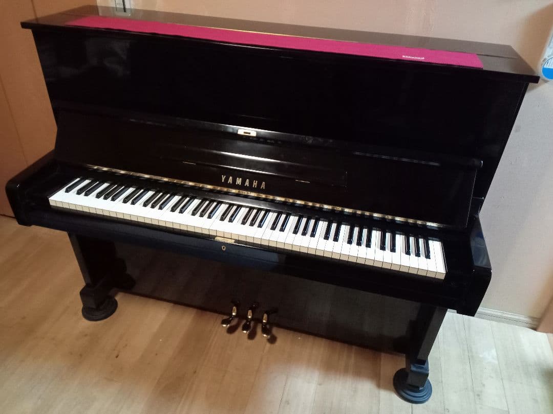 YAMAHA アップライト ピアノ U1E 黒 - メルカリ