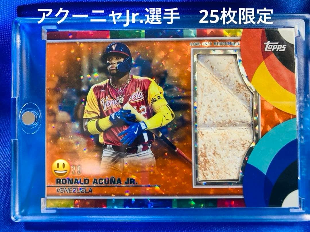 アクーニャJR. 25枚限定　ベースレリック　Topps 2023 WBC アクーニャJR. 25枚限定 ベースレリック Topps 2023 WBC - メルカリ