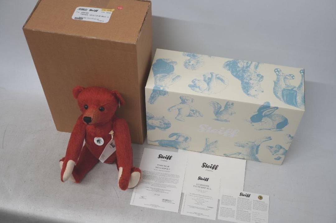 【M02-01】 Steiff シュタイフ テディベア レプリカ 1912/13