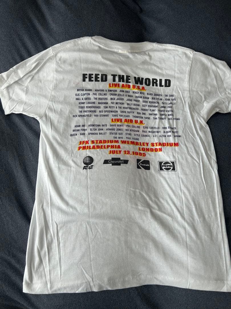 LIVE AID Tシャツ　サイズM