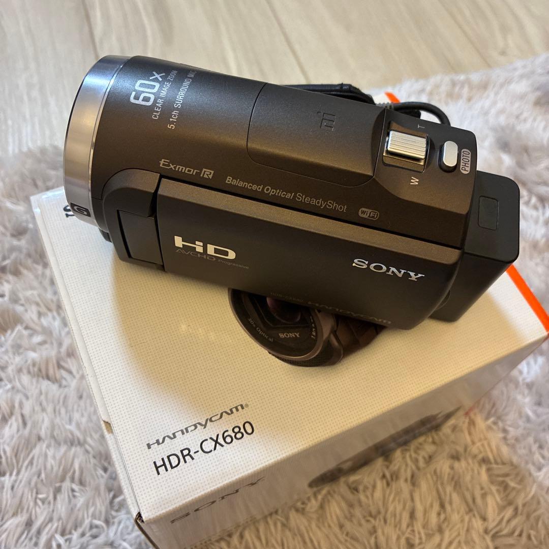 超美品　SONY HDR-CX680 ビデオカメラ Amazon | SONY(ソニー) ビデオカメラ Handycam HDR-CX680 ホワイト