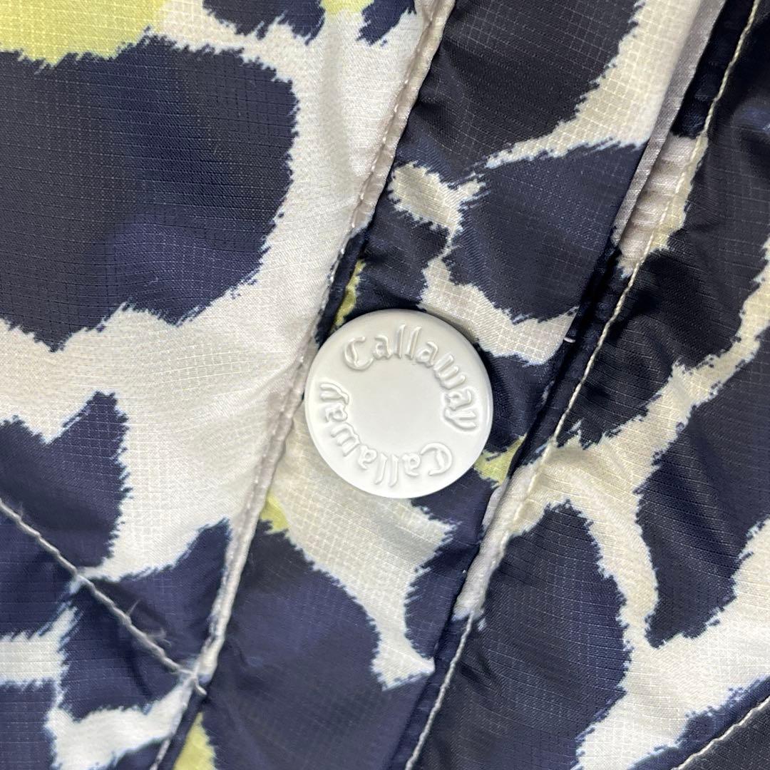 極美品♪キャロウェイ 2way リバーシブル MA-1 花柄ダウンジャケット L