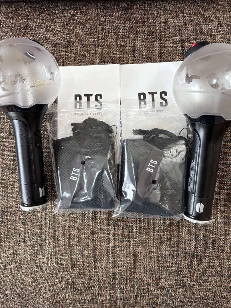 BTS アミボム ver.3 2点セット BTS ペンライト アミボム ver3 2個セット - メルカリ