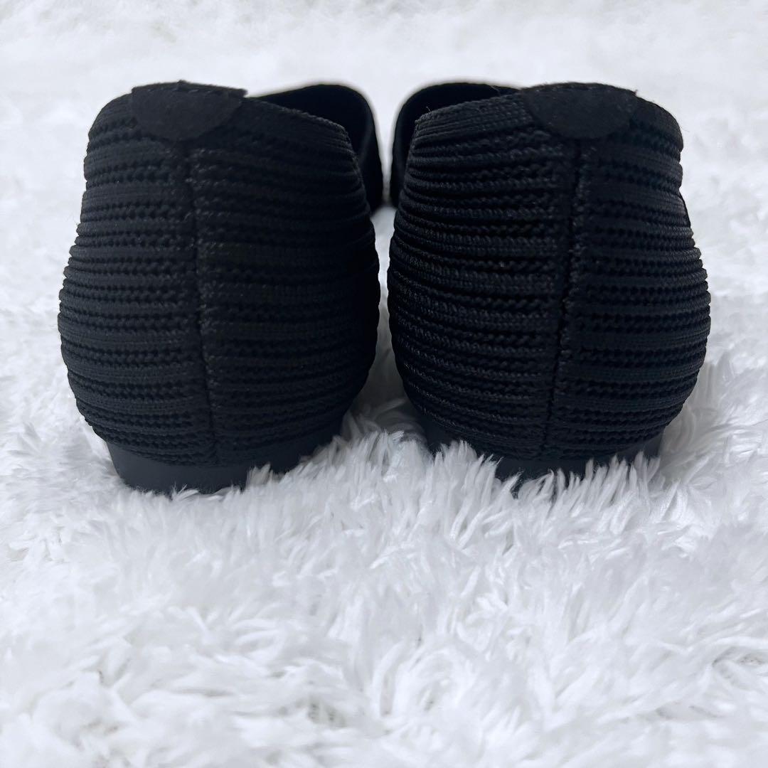 VIVAIAポインテッドトゥVカットフラットシューズ　37(23.5cm)