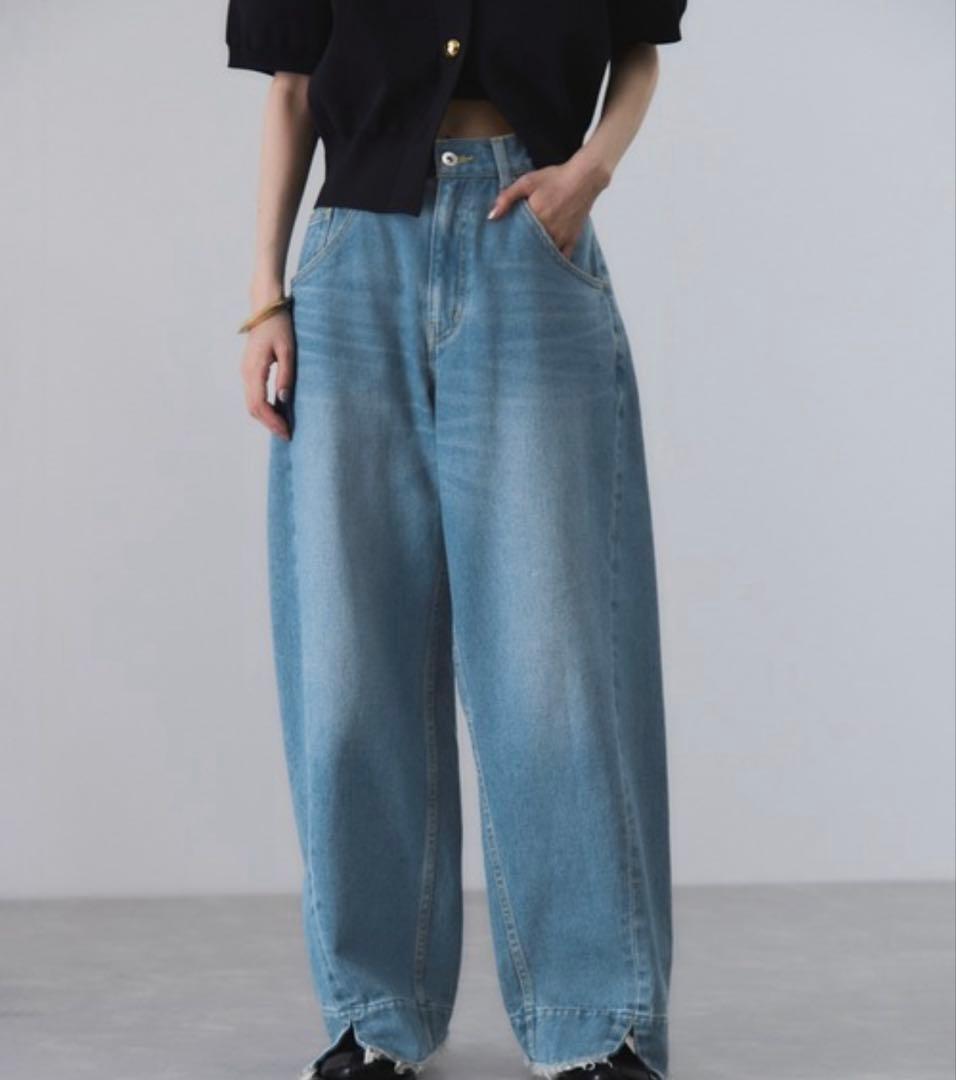 ジーンズ デニム ルーズフィットアジャストデニム 34 アダムエロペ ジーンズ デニム ルーズフィットアジャストデニム 34 アダムエロペ