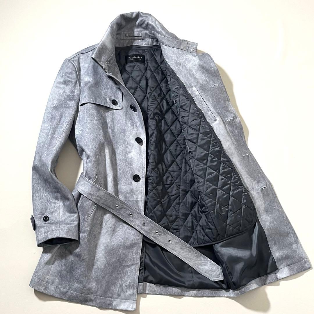 【未使用級】トルネードマート　T/C マイクロスエード 返し襟コート　ライナー付 TORNADO MART∴T/Cスェードライナー付き返し衿コート / TORNADO MART