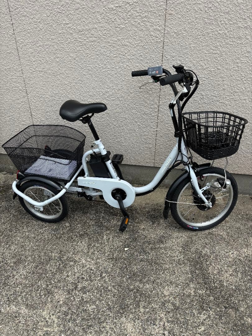 ミムゴ 電動アシスト三輪自転車 BEPN18 白 自転車：MG-TRM18APN