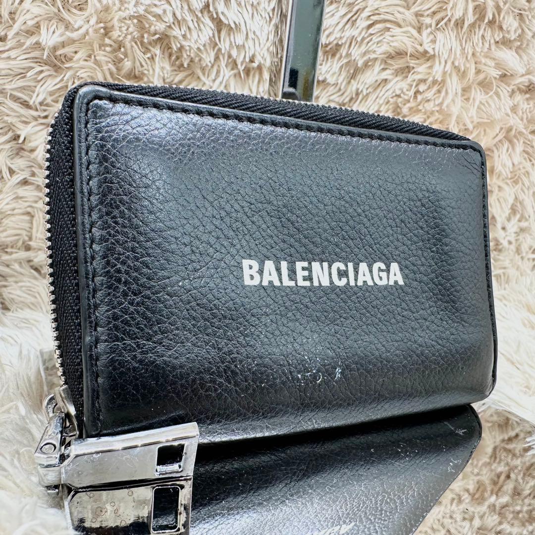 【美品】 BALENCIAGA エブリデイ ブラックレザー ケース BALENCIAGA（バレンシアガ） Everyday Belt bag Black 552375DLQ4N