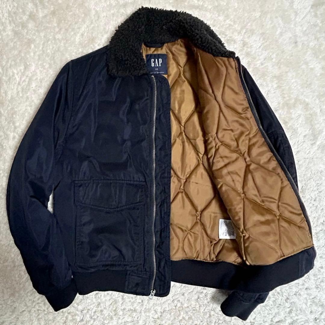 希少GAP オールドギャップ MA-1 フライトジャケット ネイビー XSサイズ