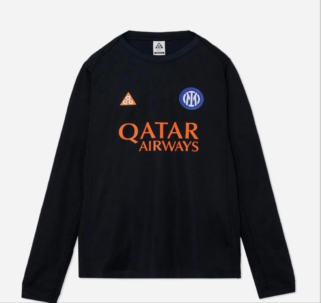 インテル 長袖シャツ ブラック 2026 ブラック長袖シャツ NIKE ACG