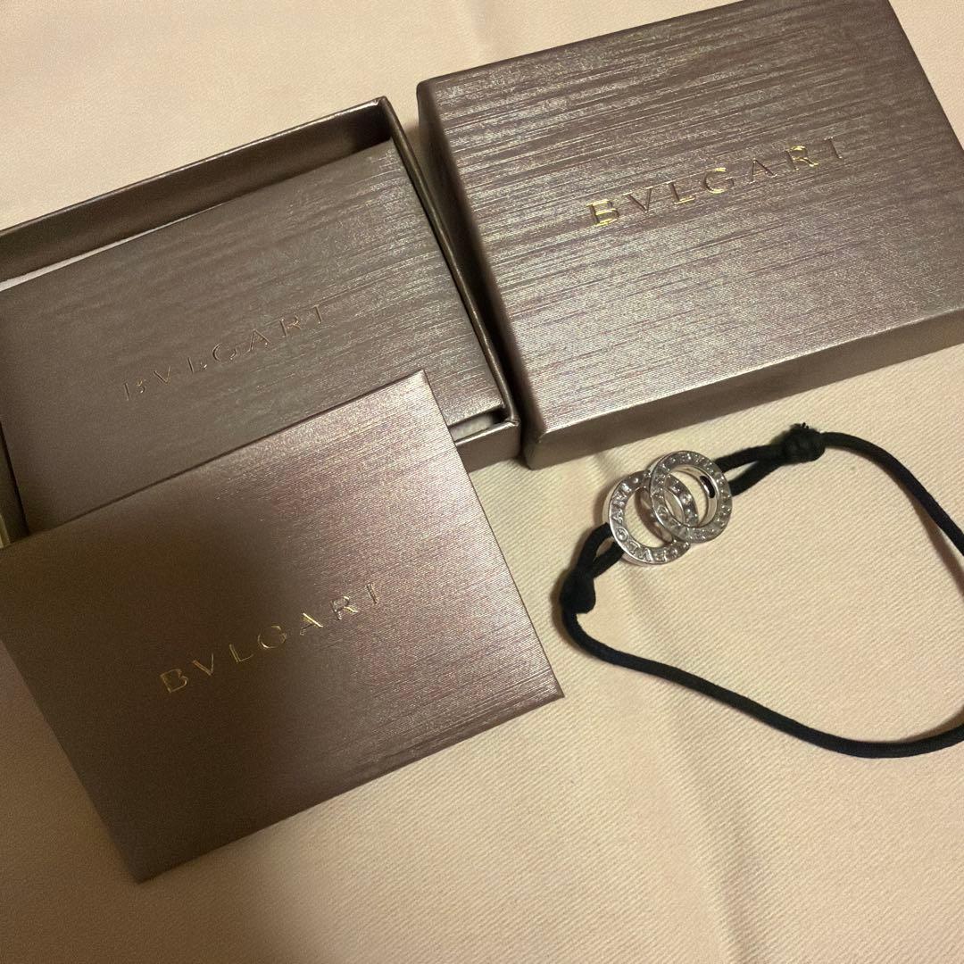 BVLGARI ダブルリング レザーブレスレット 楽天市場】BVLGARI ブルガリブルガリレディース 2連レザーブレスレット
