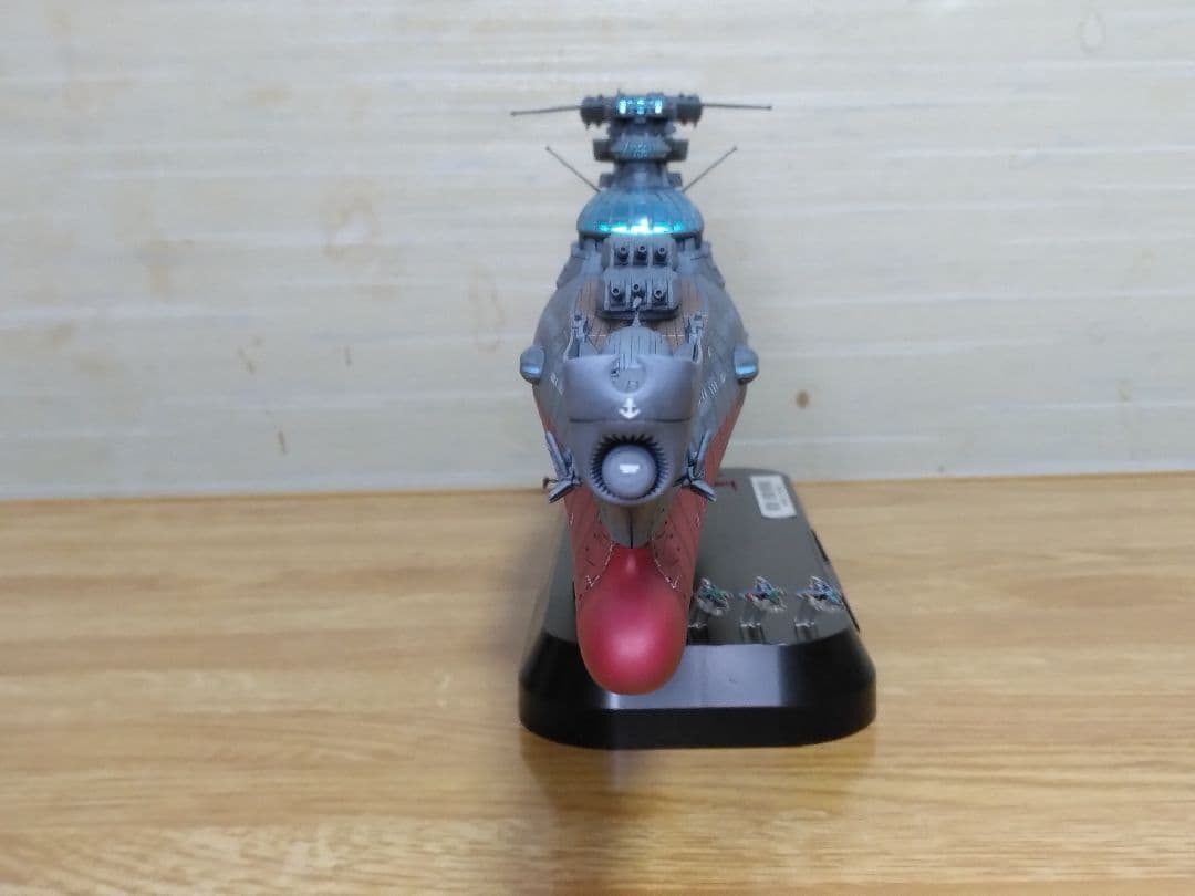 宇宙戦艦ヤマト1/1000波動実験艦GINGA3199艦橋LED付き全塗装完成品