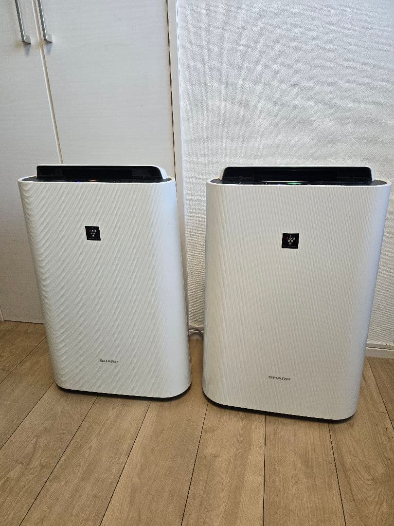 SHARP KC-L50-W 加湿空気清浄機　2020年製　２台 シャープ SHARP 加湿空気清浄機 プラズマクラスター搭載 空気清浄:23畳