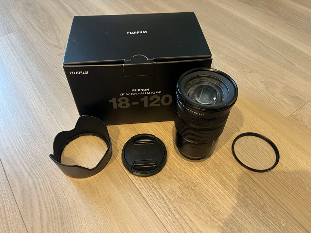 【美品】XF18-120mmF4 LM PZ WR（箱・レンズフィルター付き） 富士フイルム フジノンレンズ XF18-120mmF4 LM PZ WR 新品｜フジヤカメラ