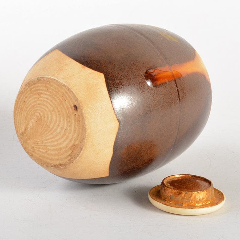 茶道具 洛東香月作 肩衛茶入 仕覆付 共箱 V 6181 - メルカリ