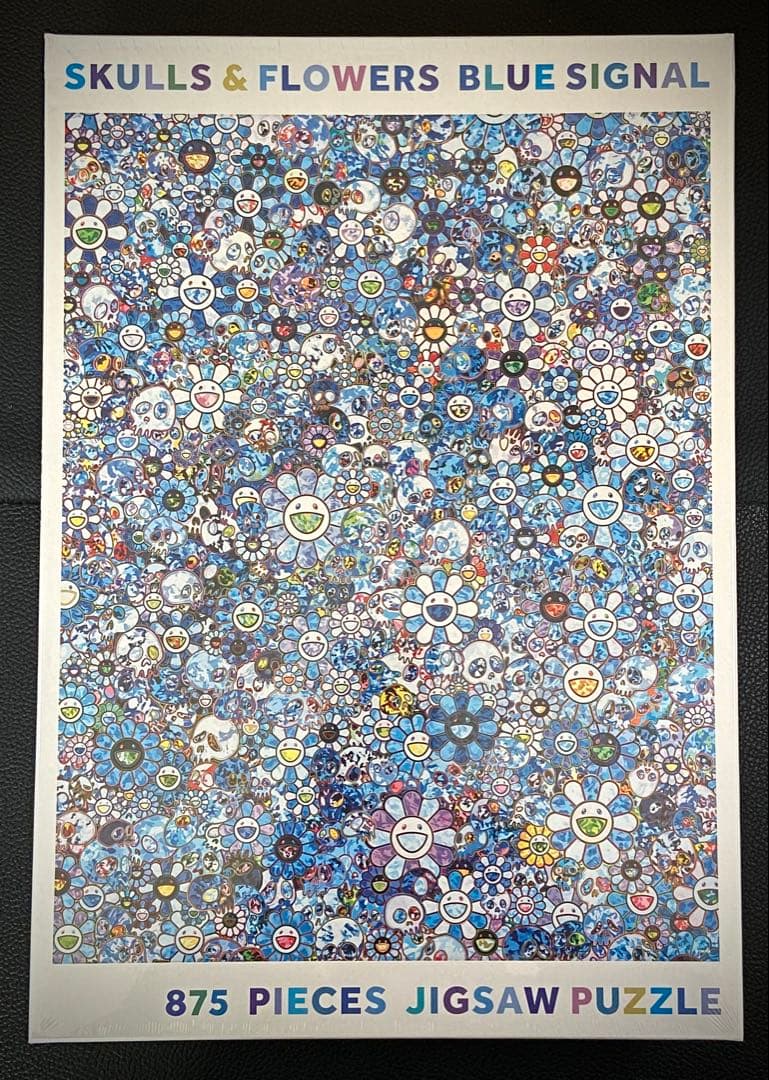村上隆 SKULLS & FLOWERS BLUE SIGNA ジグソーパズル - メルカリ