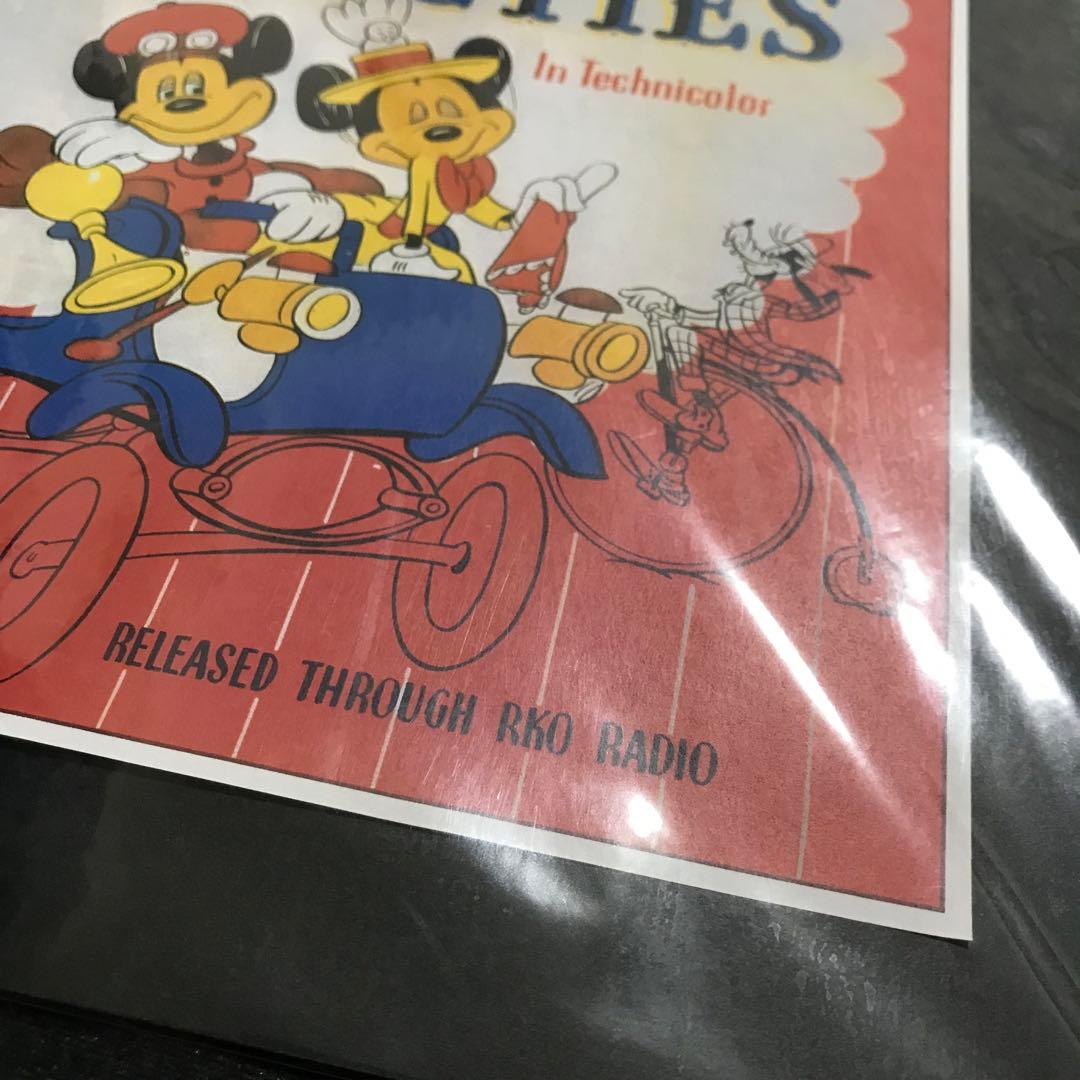 ディズニー Disney ポスター レトロ ヴィンテージ ミッキー&ミニー