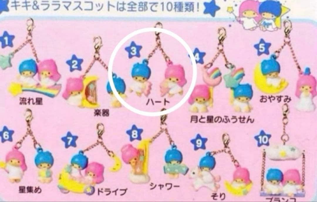 キキララ マスコットチャーム①