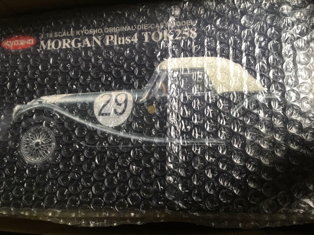 京商　Morgan plus 4 TOK258 1/18 Diecast model cars Morgan Plus 4 1/18 Kyosho no.29 tok 258 24h le