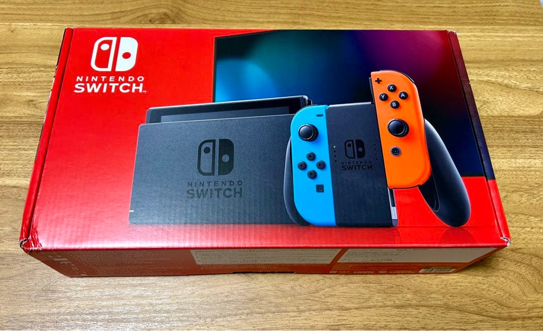 Nintendo Switch 本体 青/赤 マイナーモデル後 バッテリー強化版