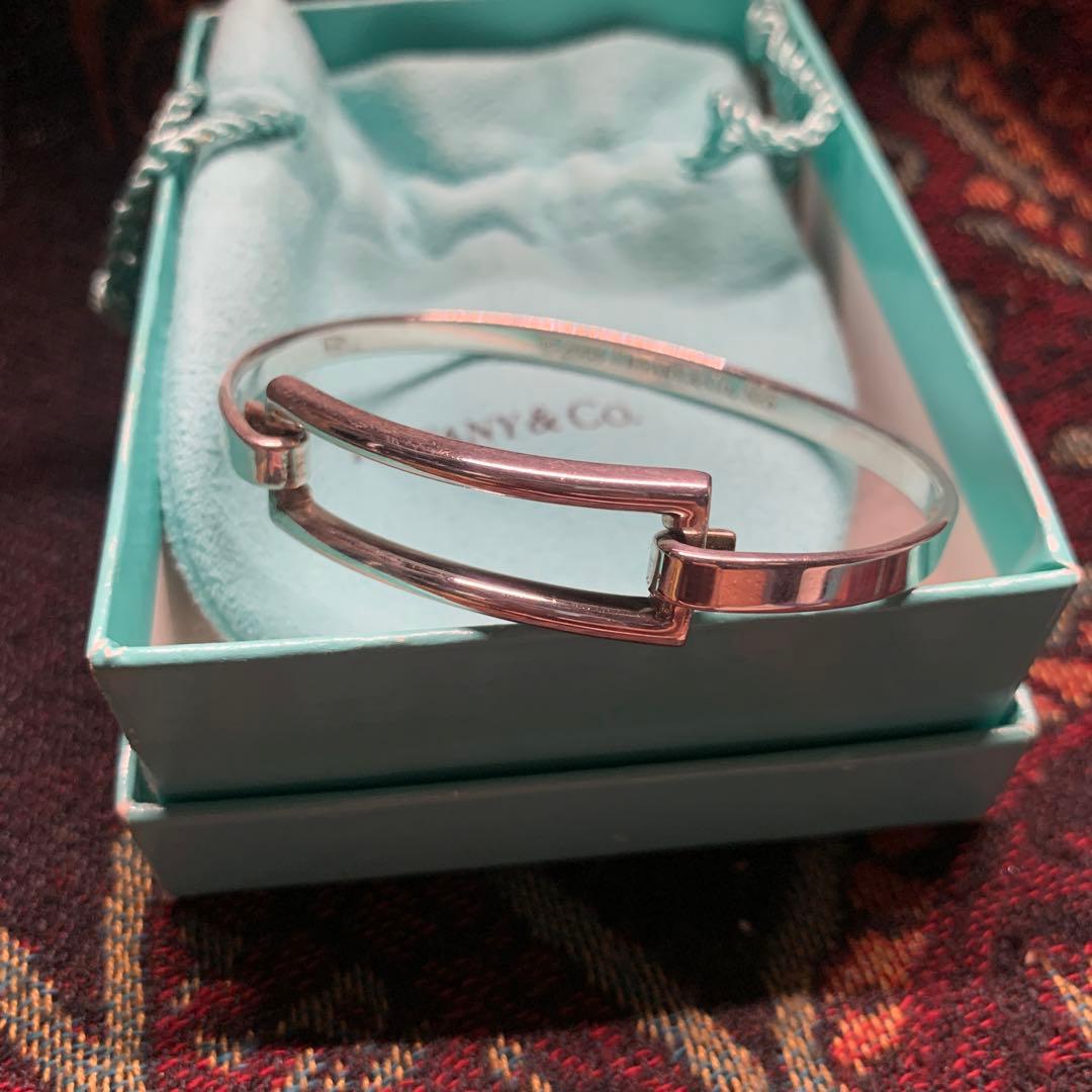ティファニー　オープン　スクエア　バングル　美品　シルバー　925 ティファニー バングル オープンスクエア | 東京銀座のヴィンテージ