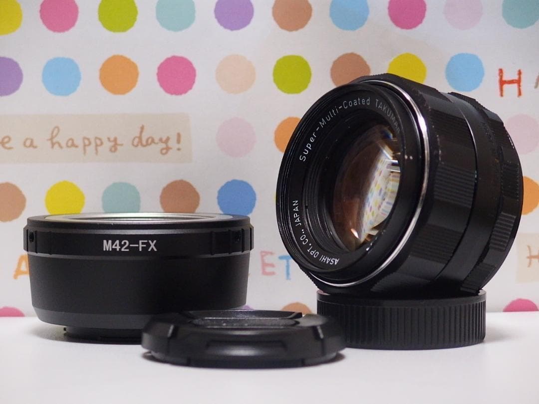 SMC Takumar 50mm F1.4 Fuji Xマウントアダプターセット Super-Takumar 50mm f/1.4 Xマウント（X-T4）にアダプター : r/fujifilm