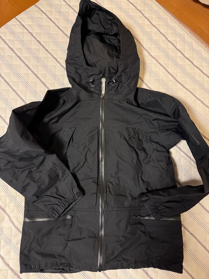 greenclothing OGA JKT ブラック Mサイズ 美品 GREEN CLOTHING グリーンクロージング 25-26 OGA JACKET オガ