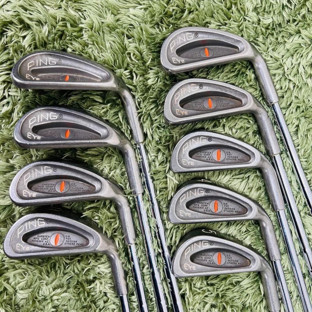 ピン 初代アイ アイアン 9本セット メンズゴルフ ヴィンテージ レトロ