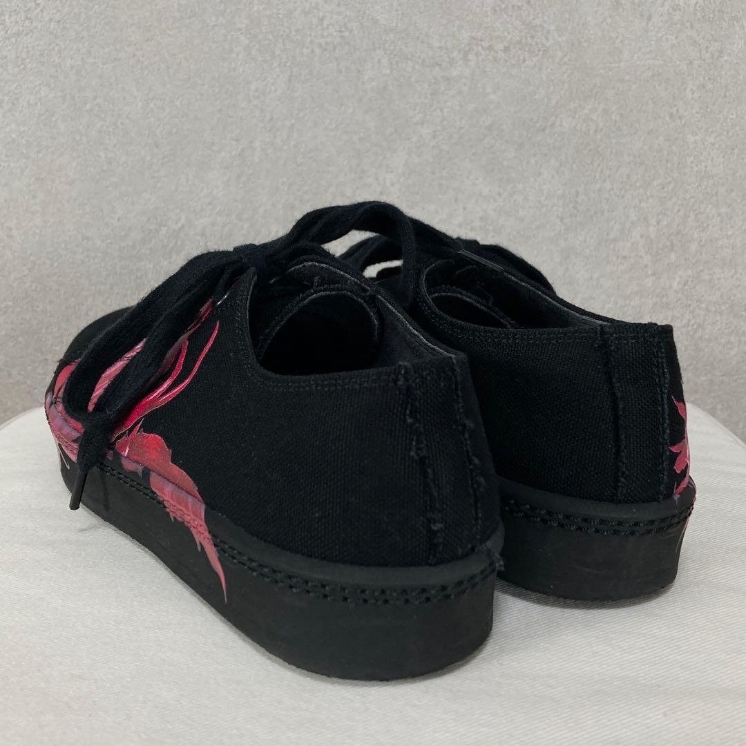 Y's ワイズ DESIGN PRINT CANVAS SNEAKER 黒4 - メルカリ