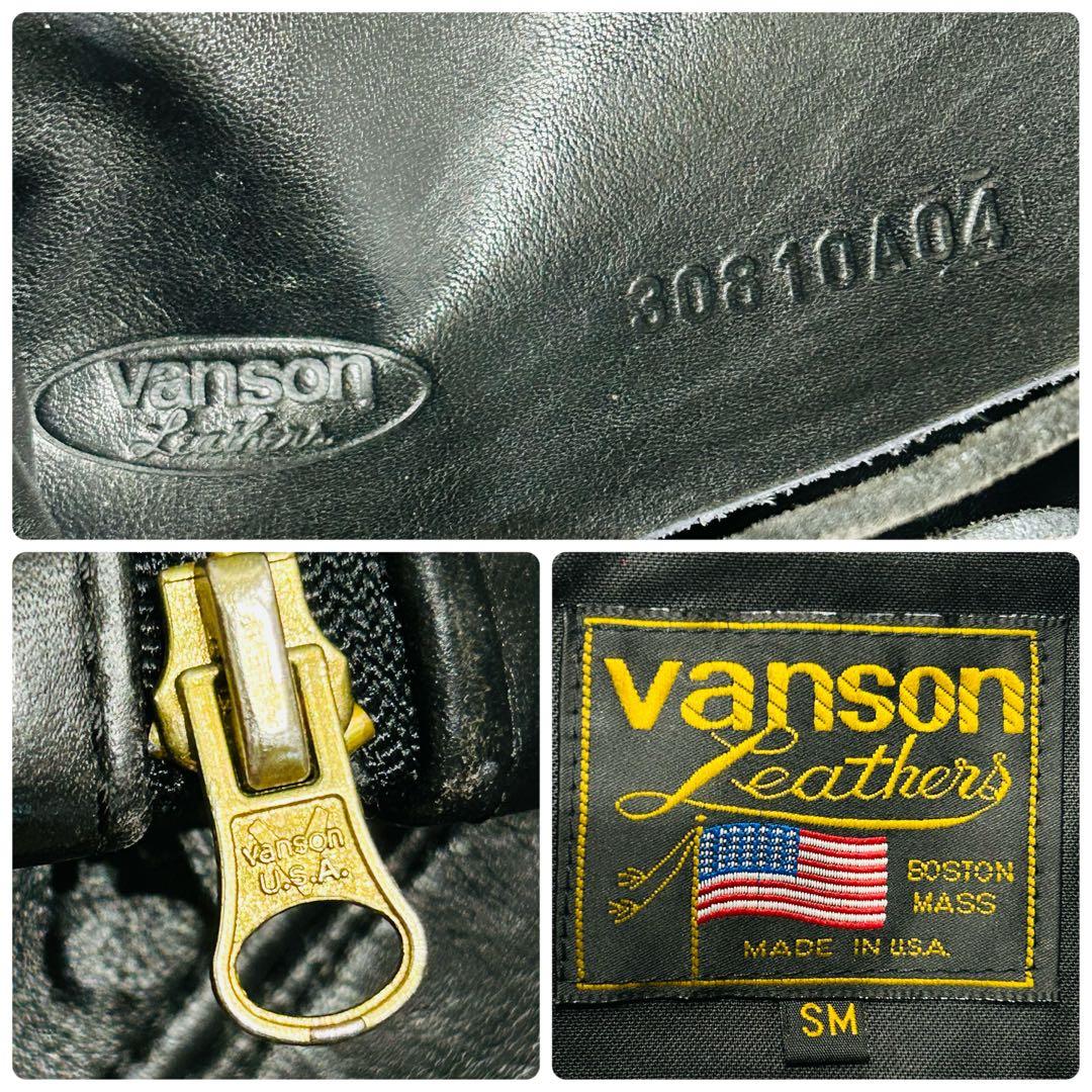 VANSON プルオーバー レザージャケット デンバー ライダースジャケット
