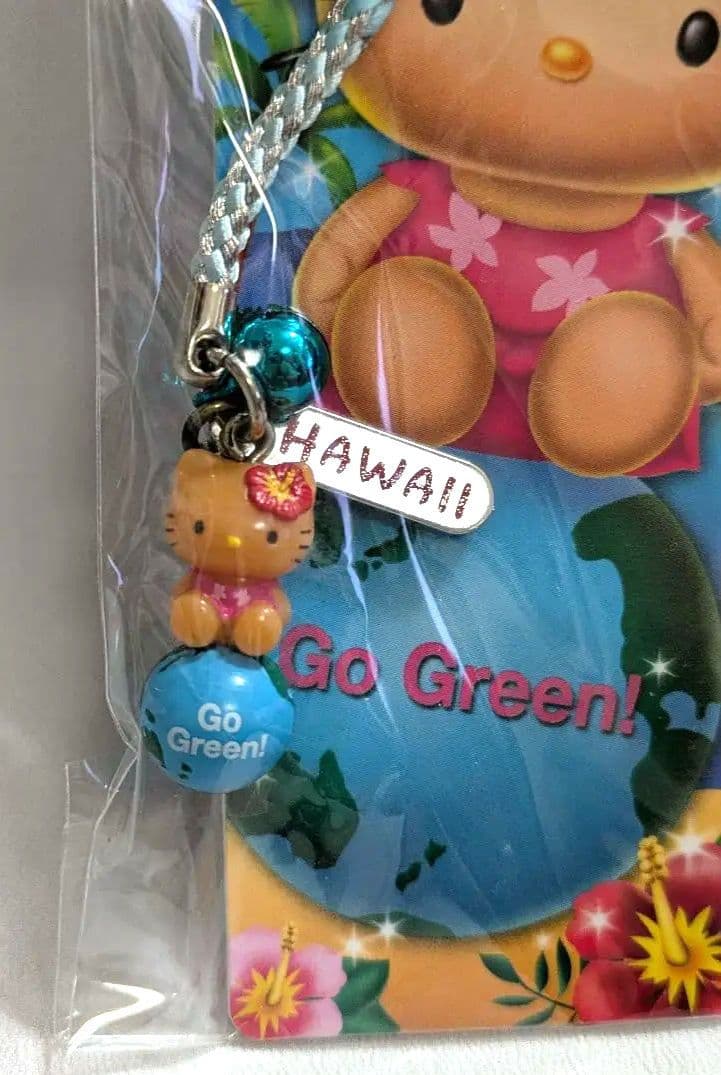 J*_様 日焼けHello Kitty ハワイ Go Green! 根付 201 卸売り