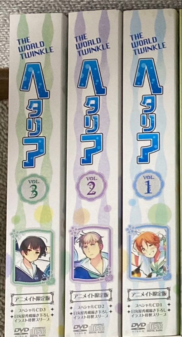 ヘタリアThe World Twinkle アニメイト限定版イラスト使用スリーブ