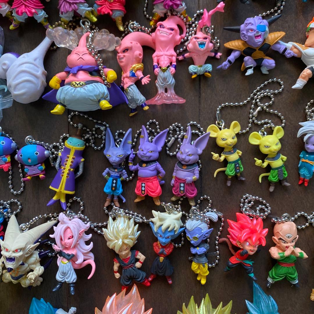 ドラゴンボール udmフィギュア キーホルダー hg ガチャ ストラップ