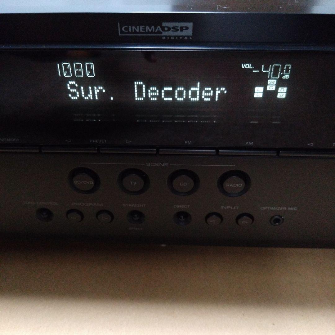 中古美品 ヤマハ AVアンプ 5.1ch ブラック AX-V465(B)