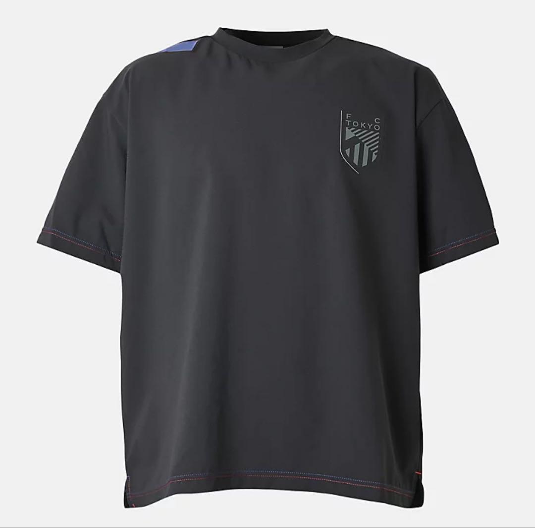 2025 FC東京×ニューバランス ブラックアウトショートスリーブTシャツ