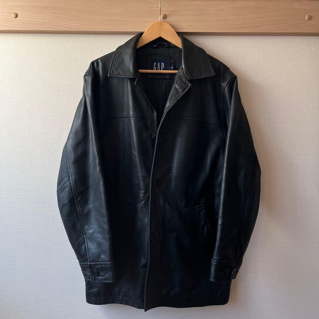 OLD GAP レザー カーコート 希少サイズ - メルカリ