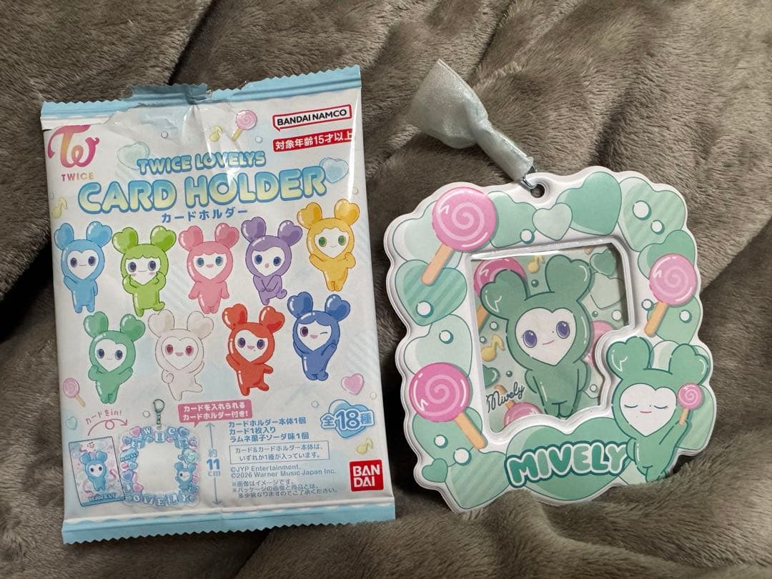TWICE LOVELYS カードホルダー MIVELY ミブリー ミナ - メルカリ