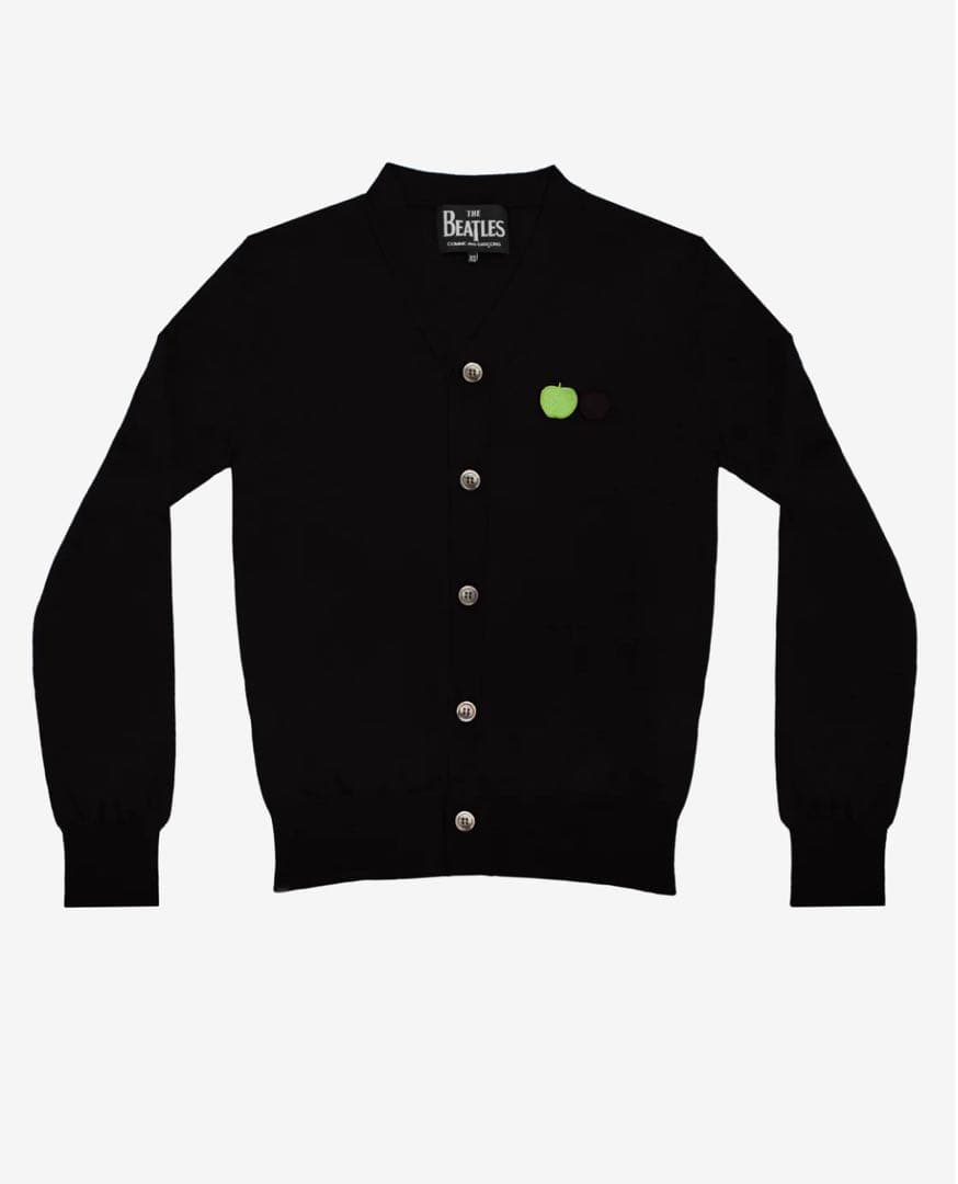トップス CDG The Beatles Black Cardigan The Beatles CDG: Cardigan (Black) | DSMG E-SHOP