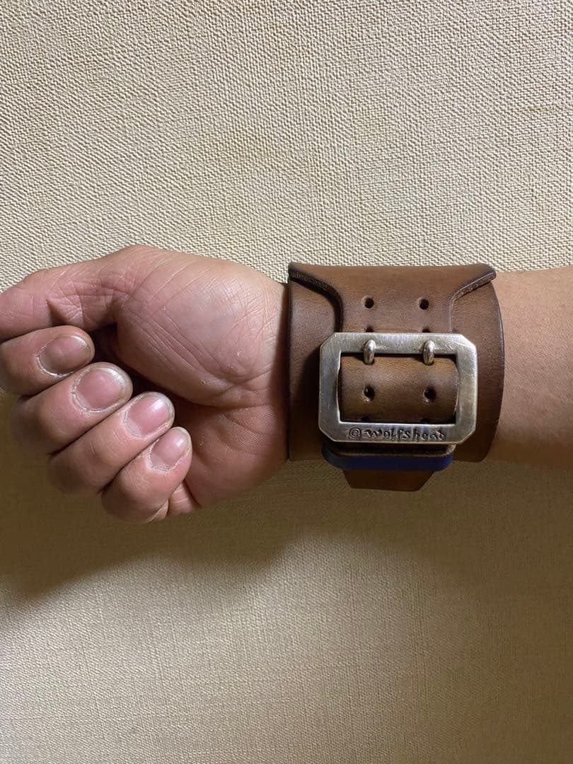 WOLF'S HEAD 70mm シルバーバックルカスタム 2000年代初期