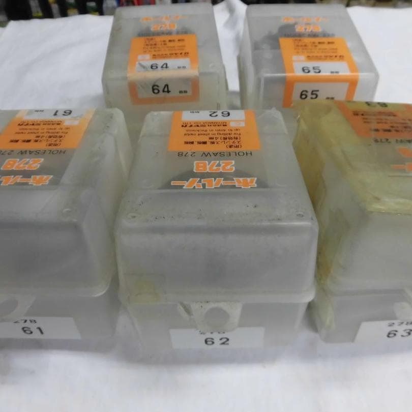 ミヤナガホールソー２７８　６１～６５（内1本） ホールソー278（ミヤナガ製） 61 【1本】 : ネジクル - 通販