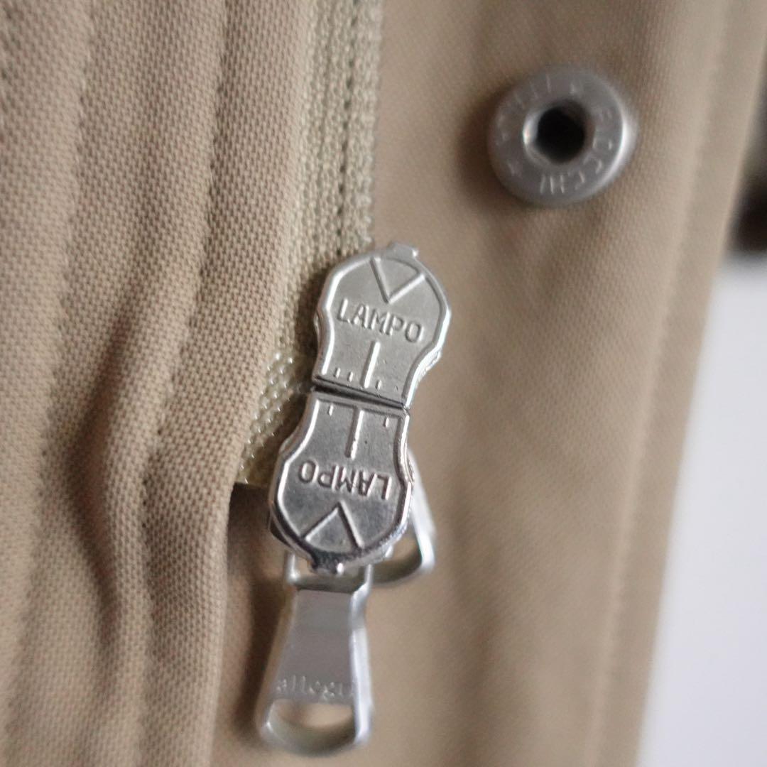 1990s allegri コットンナイロン スタンドカラーコート イタリア製