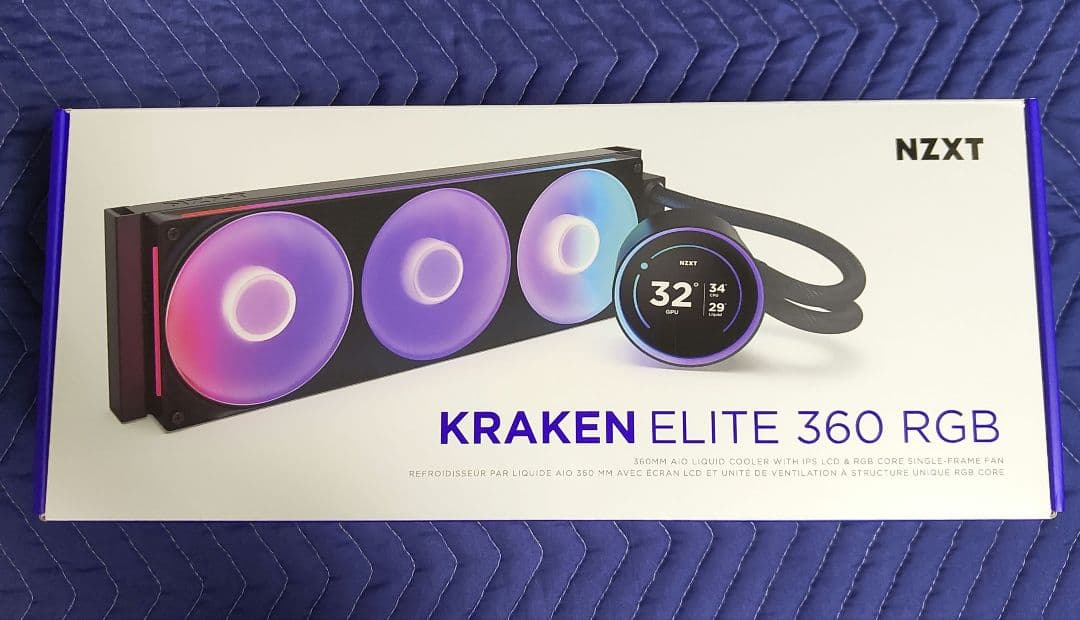 PC用ファン・クーラー NZXT KRAKEN ELITE 360 RGB NZXT Kraken Elite 360 | 360mm AIO IPS LCD 搭載