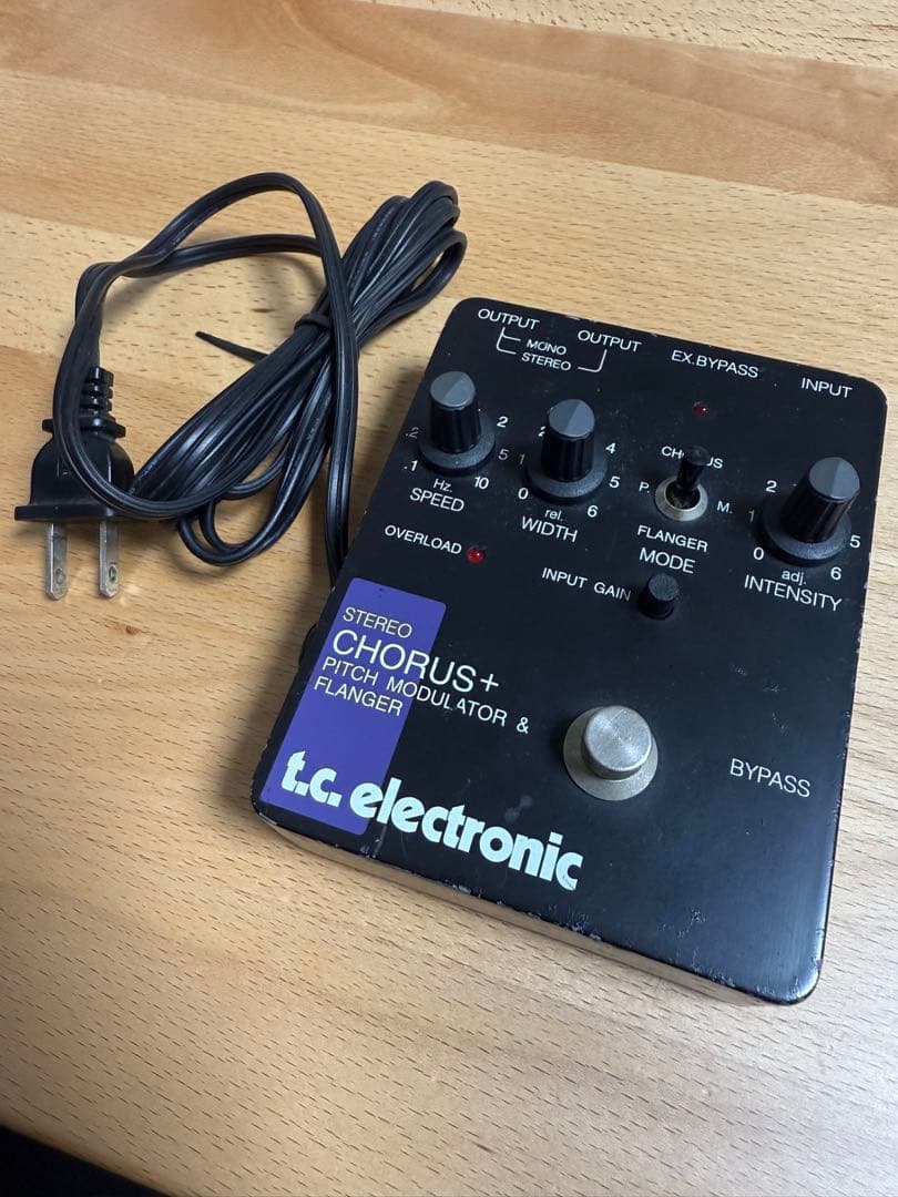 【11/25に値戻します】 t.c. electronic SCF コーラス TC Electronic SCF GOLD Stereo CHORUS+ PitchModulator&Flanger【再