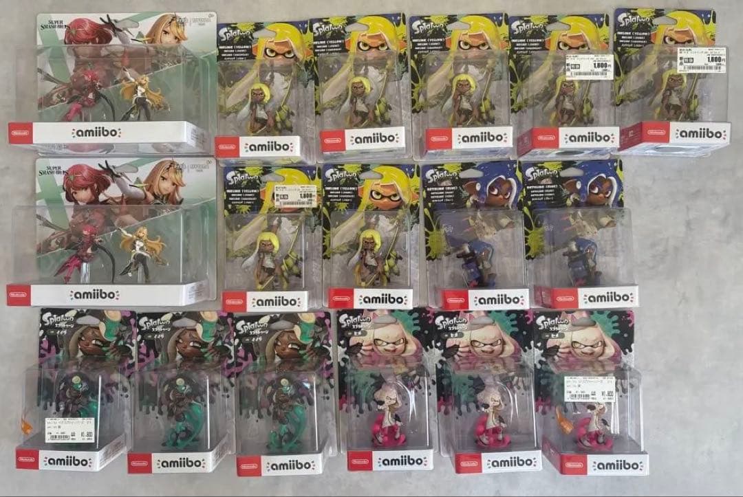 amiibo フィギュアセット 17個セット　スプラトゥーン ゼノブレイド Amazon.co.jp: 【オリジナル スプラトゥーン3BOX入り】スプラトゥーン